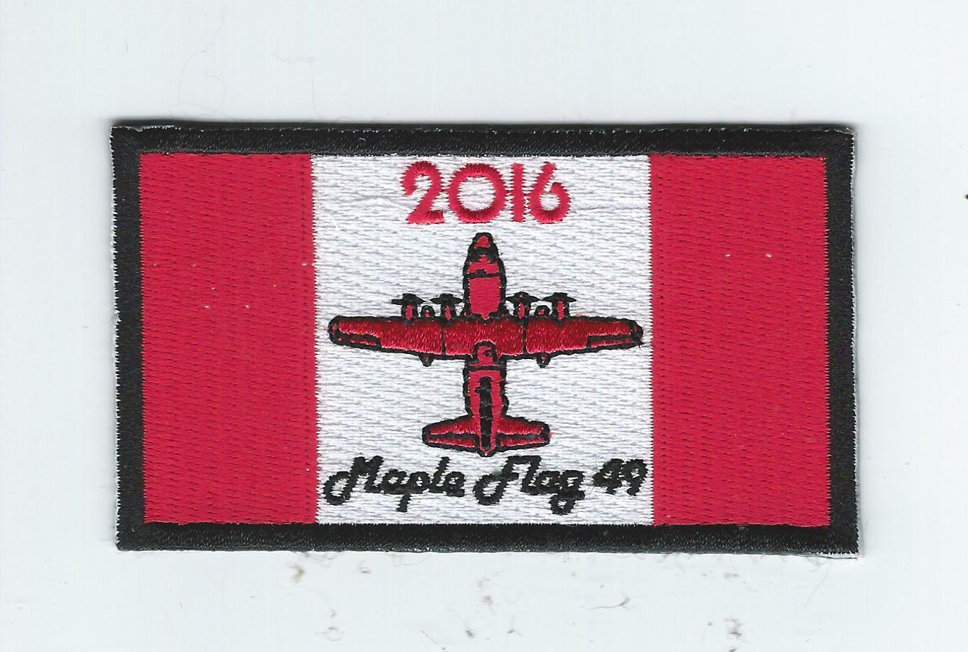 700th AIRLIFT SQUADRON "MAPLE FLAG 2016" patch