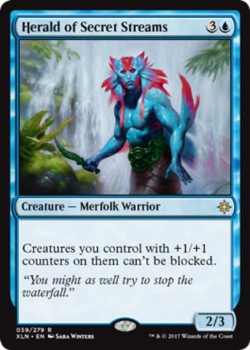 1x Herald of Secret Streams NM-Mint, English Ixalan MTG Magic