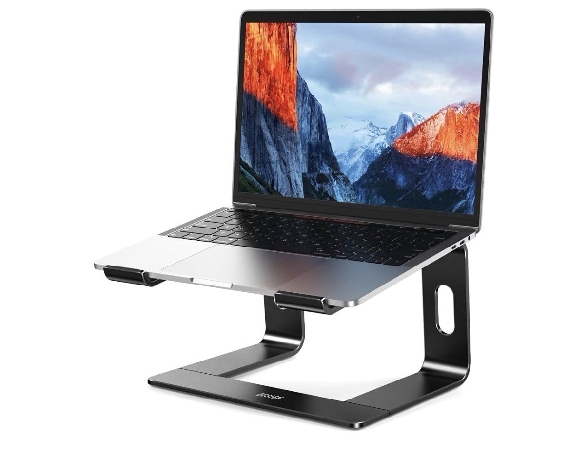 BESIGN LS03 Aluminum Laptop Stand, Ergonomic Detachable Computer Stand, Notebook