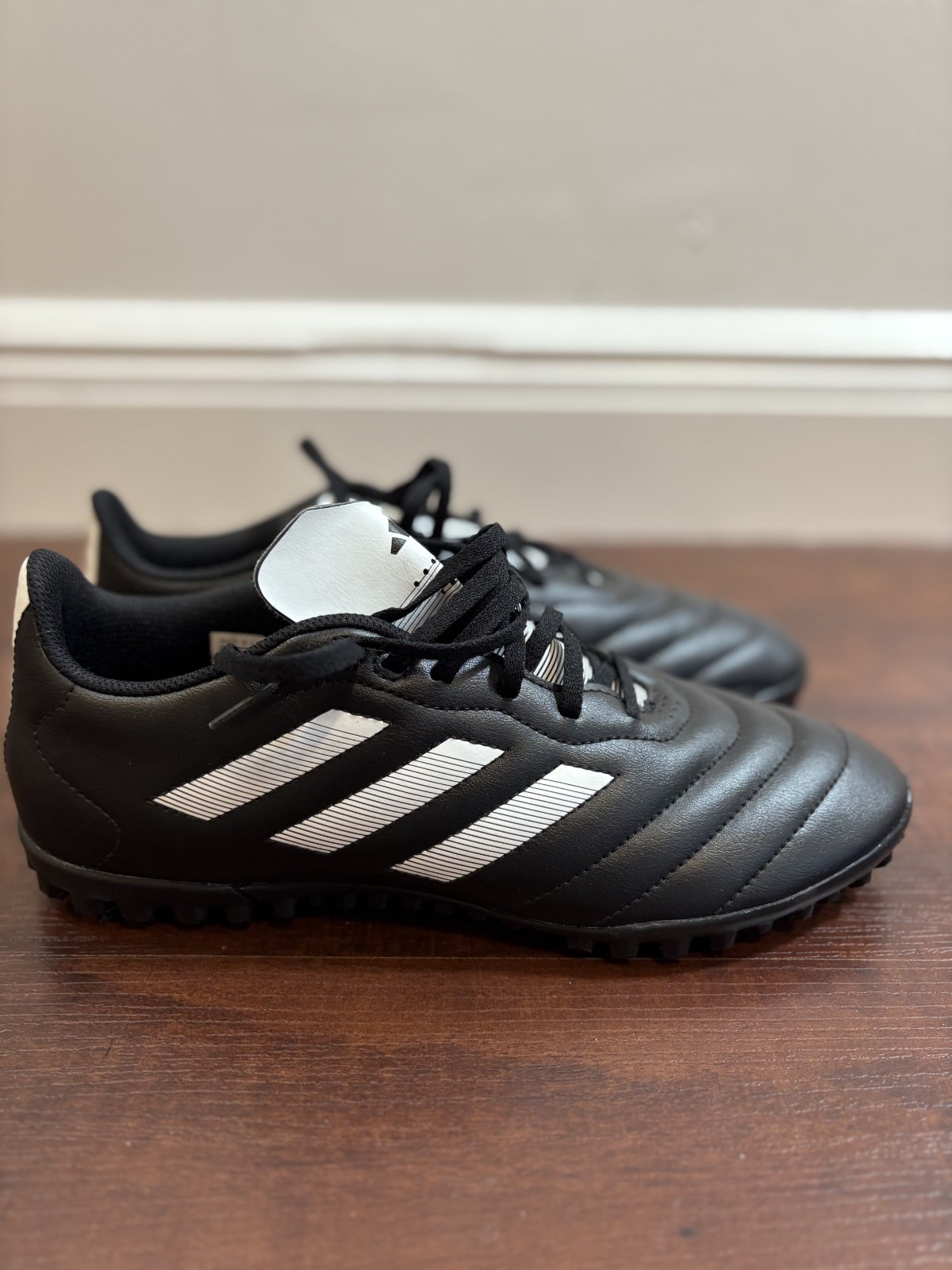 adidas Goletto Turf Soccer Shoe Cleats - Black 9.5 Unisex Adult