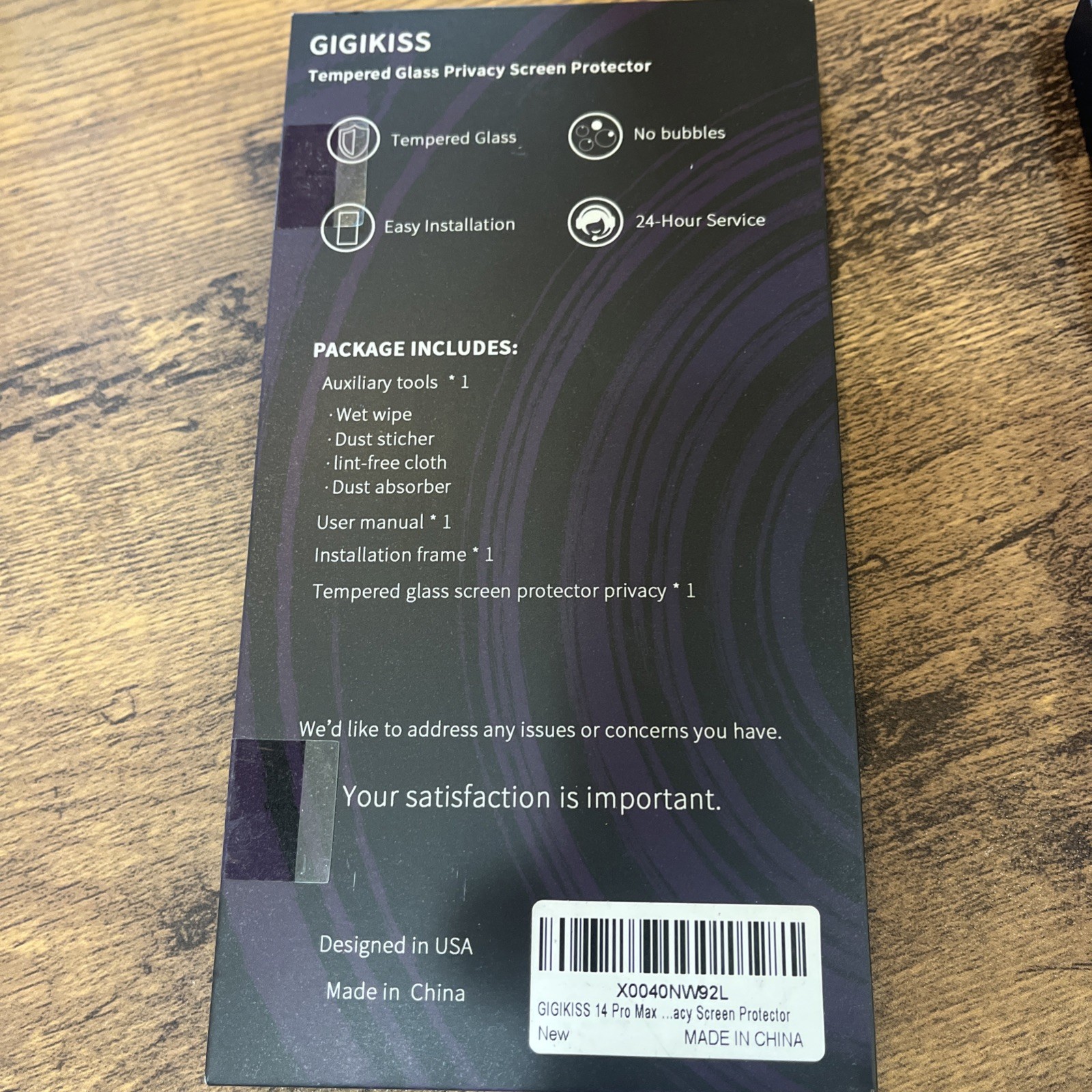 Gigikiss I Phone 14 Pro max Screen Protector