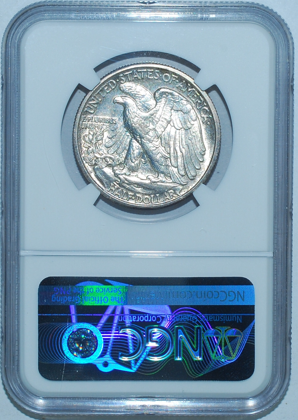 1917 S NGC MS61 Reverse Mint Mark Walking Liberty Half Dollar