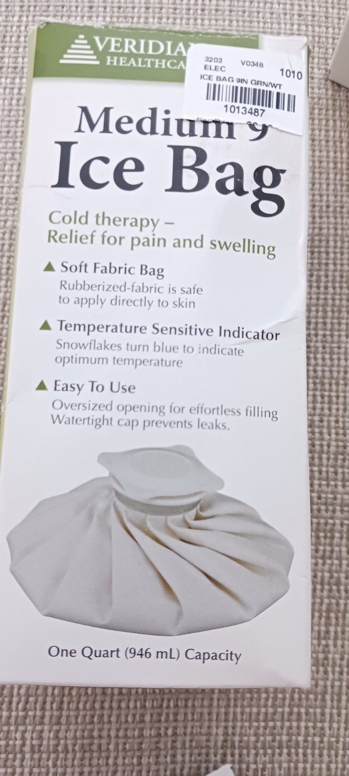 Ice Bag 9"  cold therapy New in box