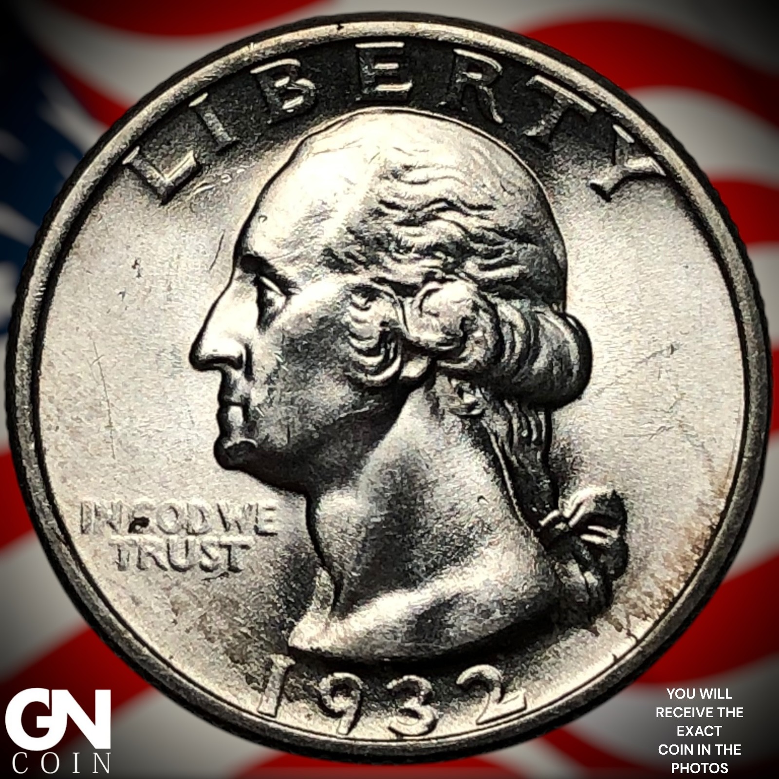 1932 P Washington Quarter Z6447
