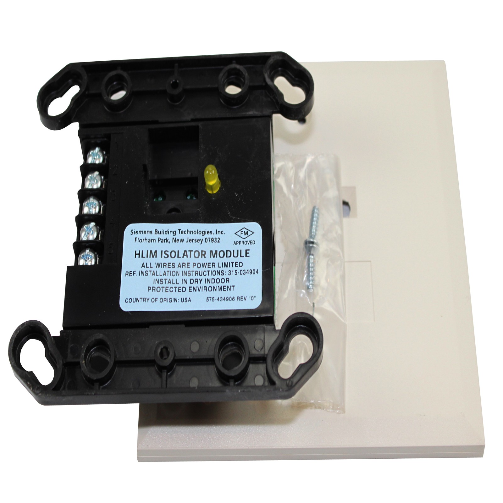 SIEMENS HLIM / 500-033170 FIRE ALARM LOOP LINE ISOLATOR MODULE NIB!