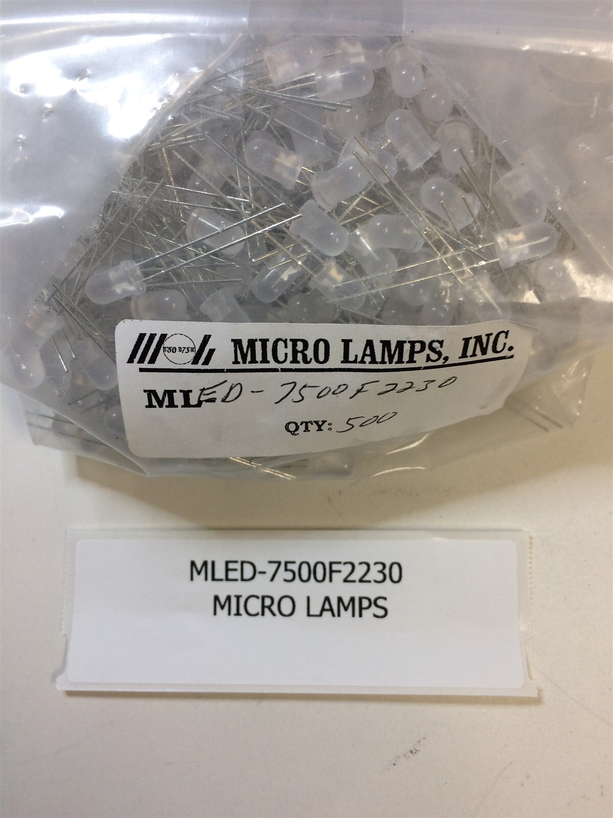 MLED-7500F2230 MICRO LAMPS LED RED/GRN 600-5502 20 PIECES