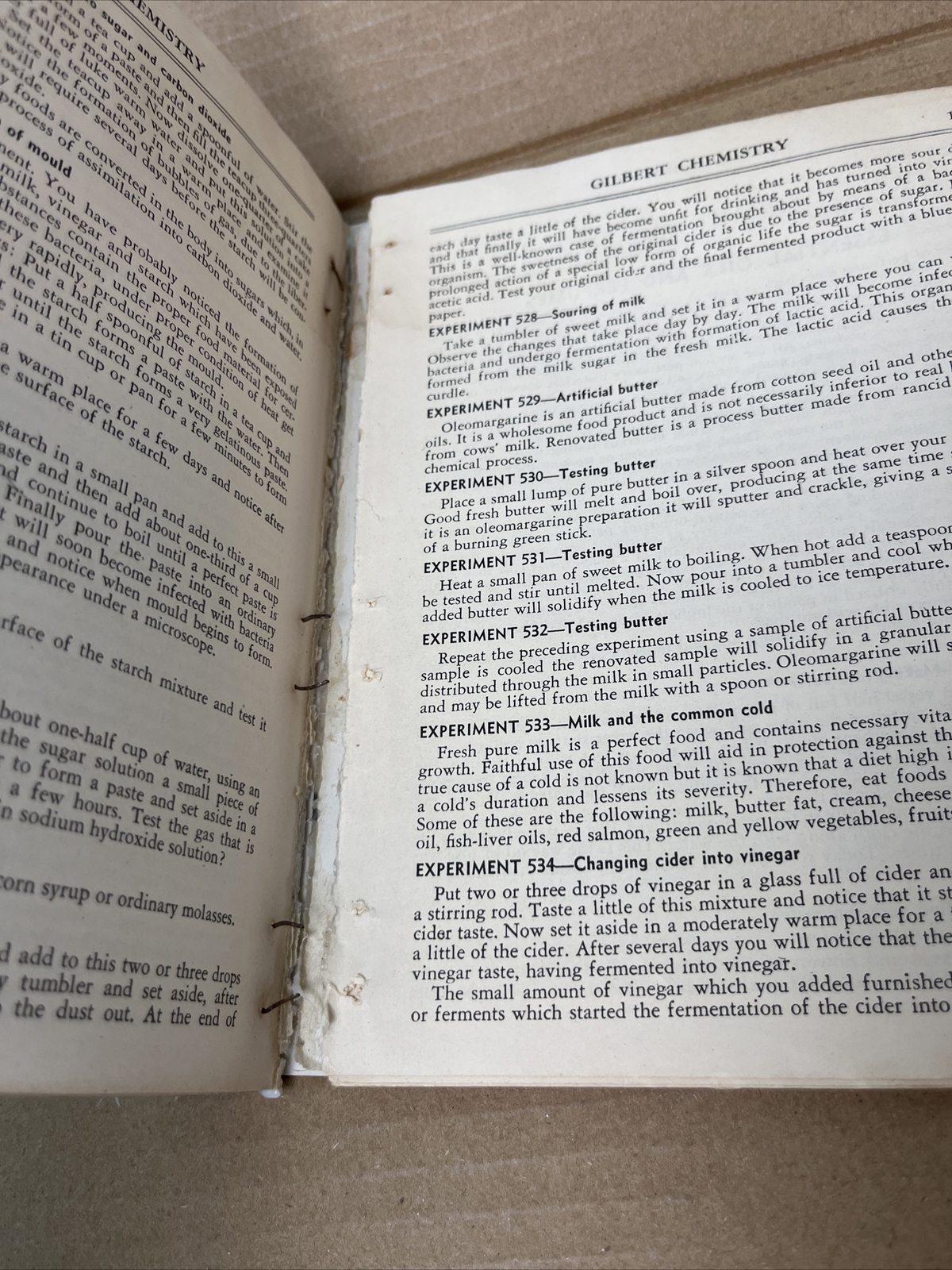 Lot 4 Gilbert Chemistry Books - OLD
