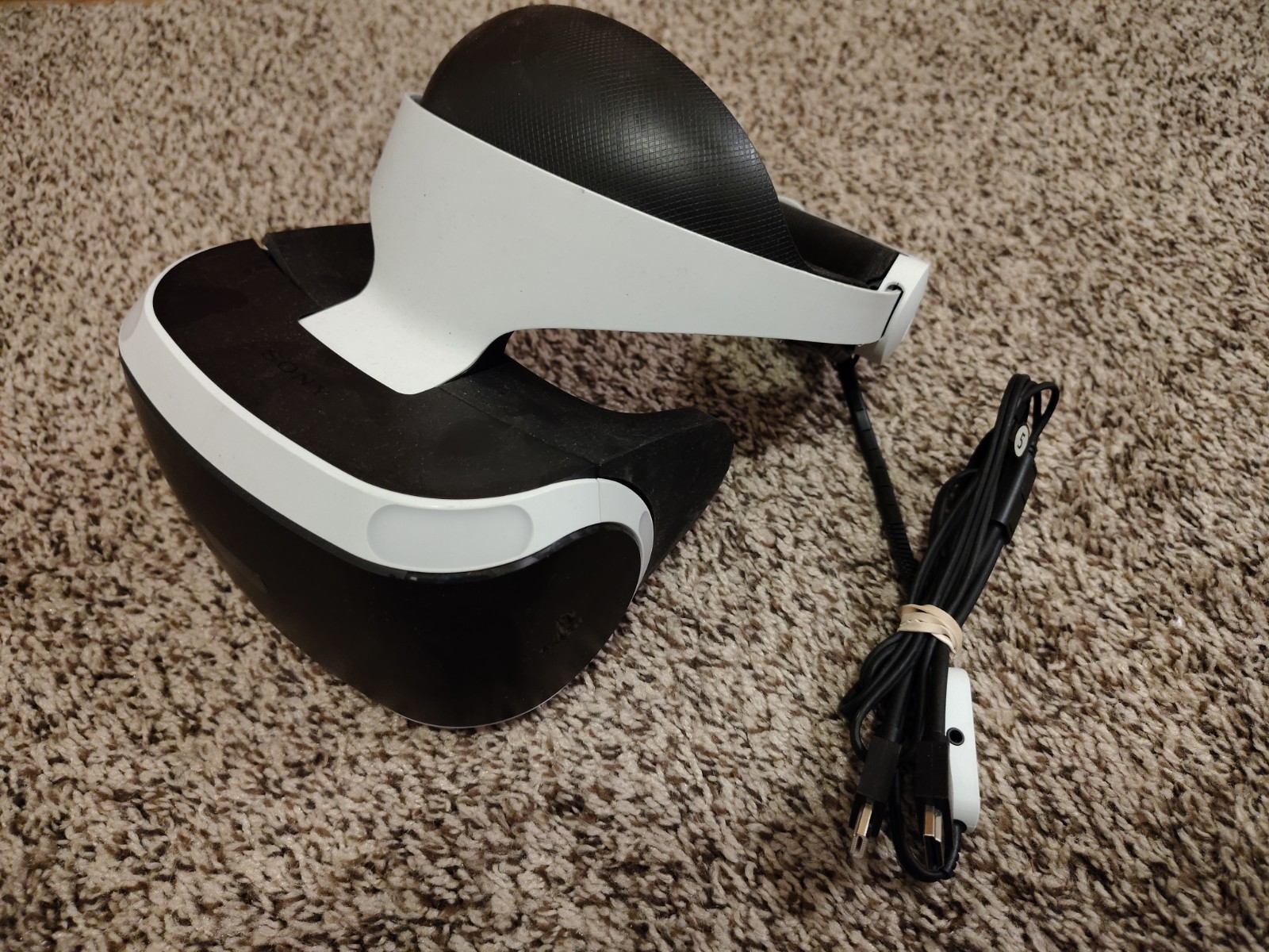 Sony PlayStation VR Headset PSVR CUH-ZVR1 PS4 V1 Untested For Parts Repair
