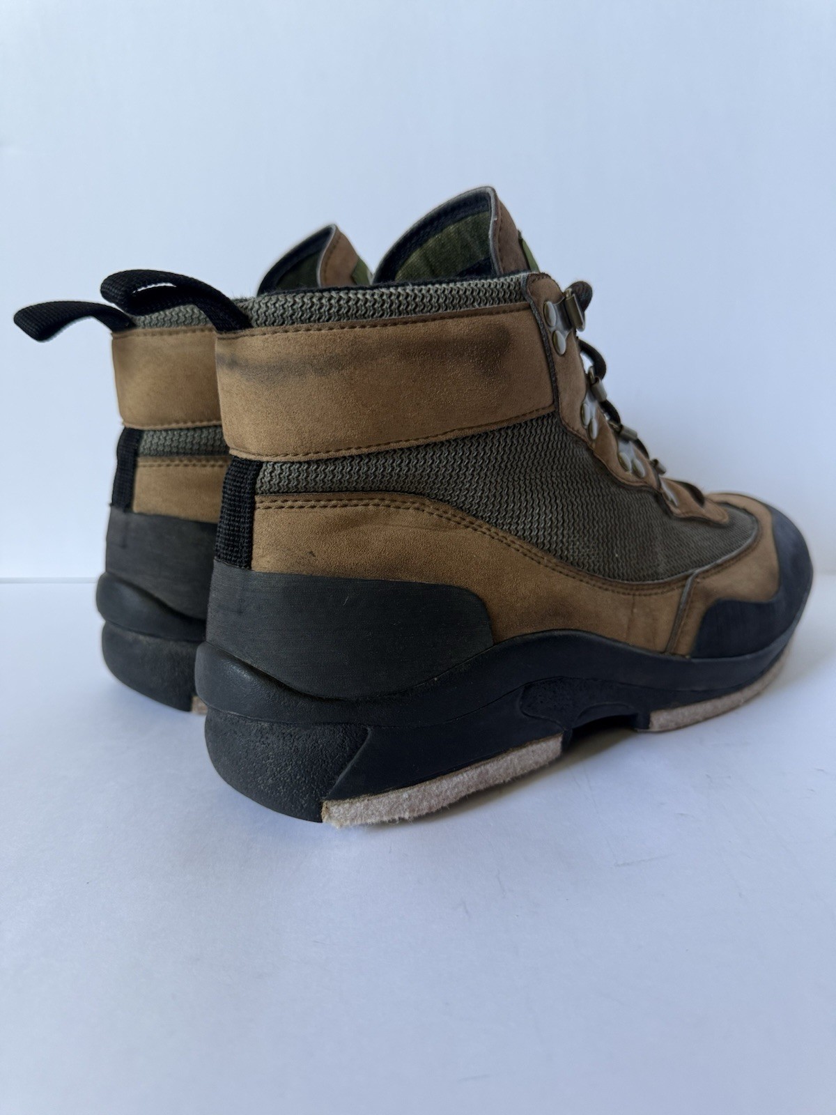 Orvis Wading Boots Mens Sz 11-11.5 Felt Bottom Fly Fishing Shoes Brown