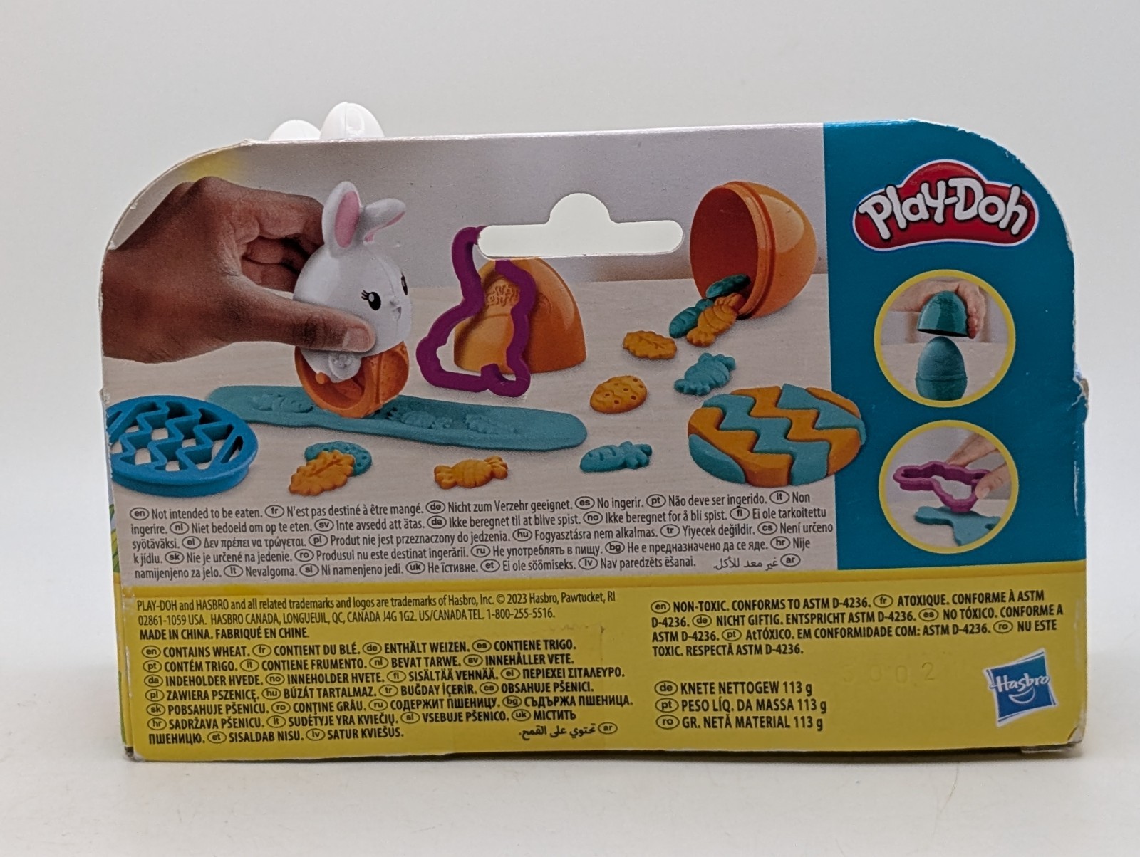 New Play-Doh Spingtime Pals Easter Bunny Rabbit Egg Set Sealed in Box
