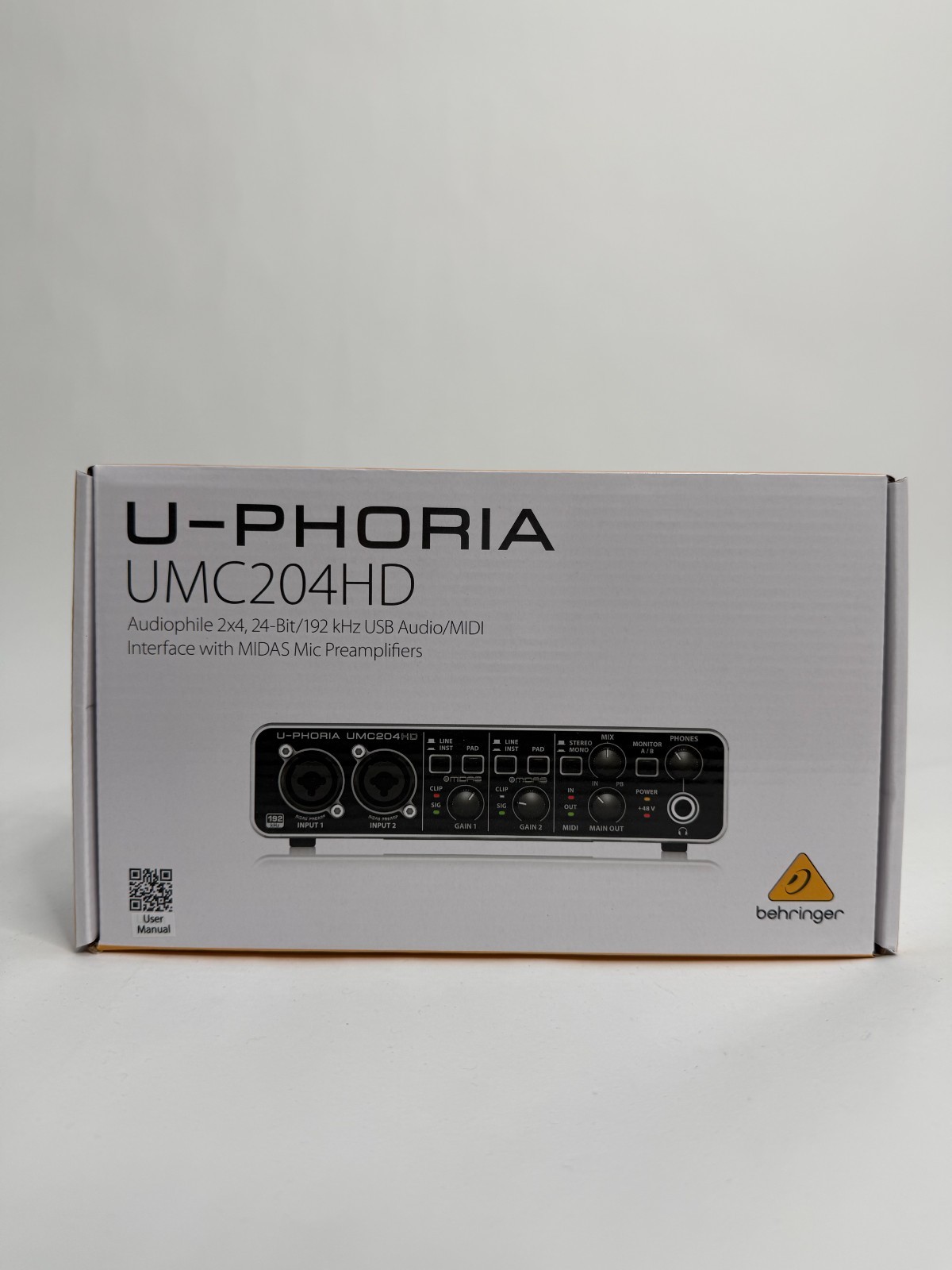 Behringer UMC204HD U-phoria USB Audio Interface