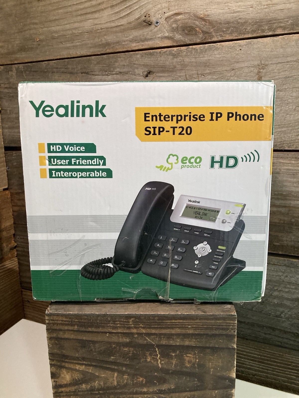 Yealink SIP-T38G Gigabit Color IP Phone HD Voice 4.3" TFT-LCD