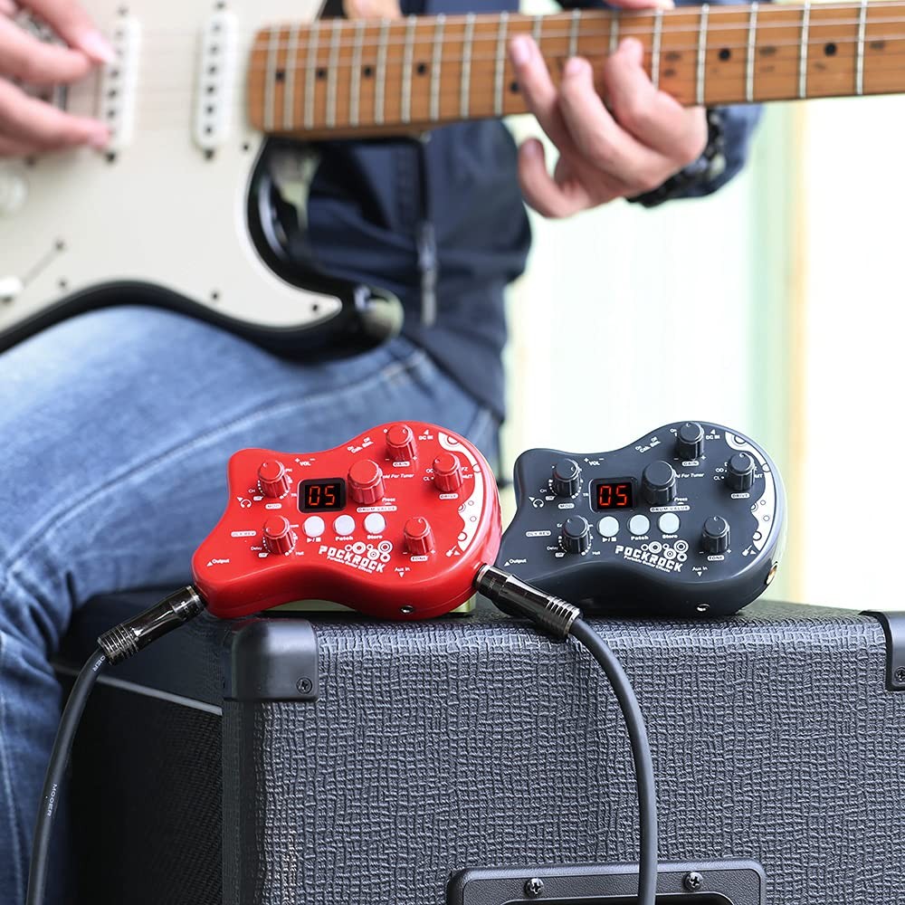 Guitar Distortion Pedal Delay Guitar Pedal Portable Guitar Multi-effects Proc...