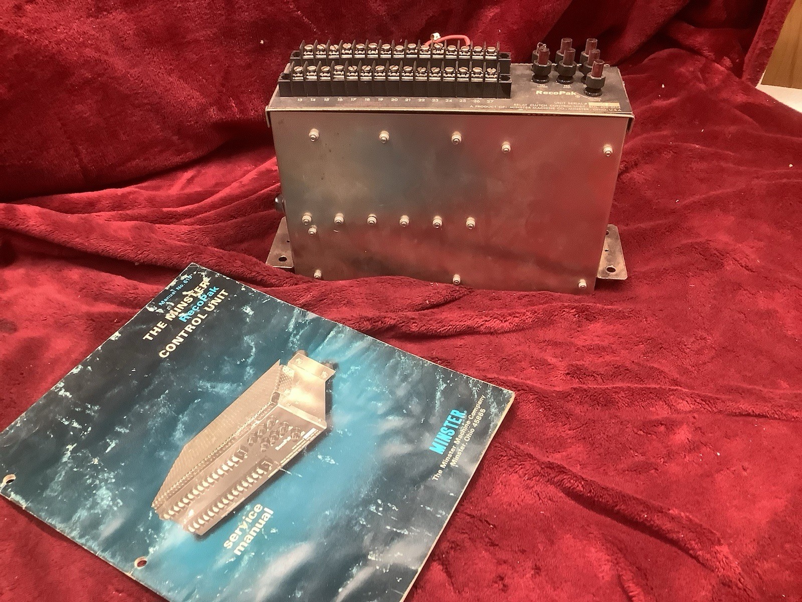 Minster Press RecoPak Relay Clutch Control & Manual