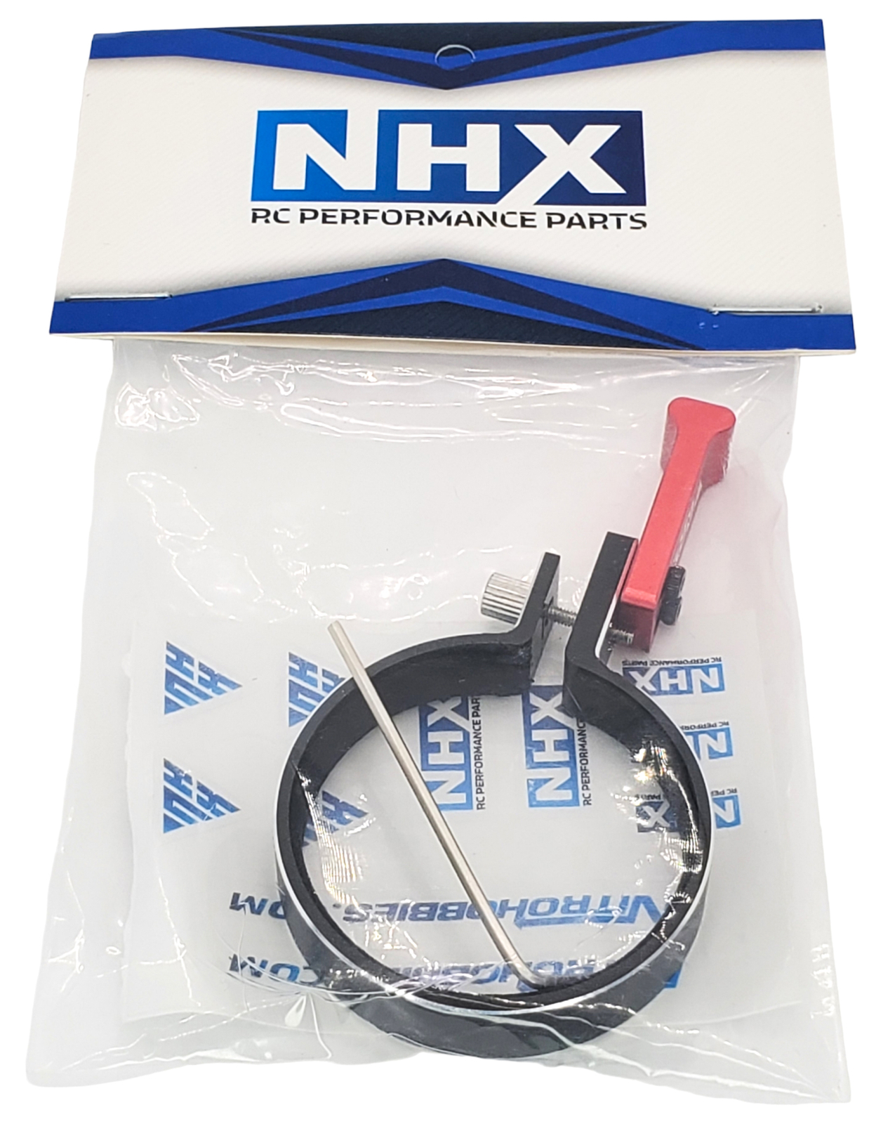 NHX RC One-Handed Control Transmitter Steering Wheel Trigger Conversion kit -Red