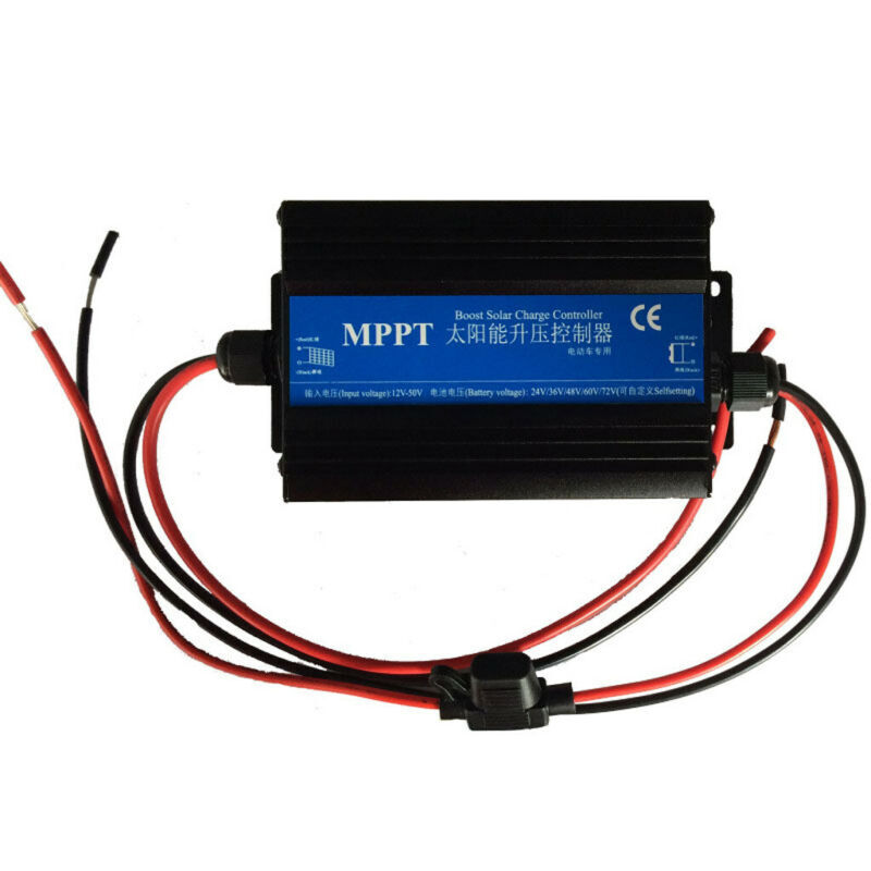 MPPT Boost Solar Panel Battery Regulator Charger Controller 24V-72V Blue