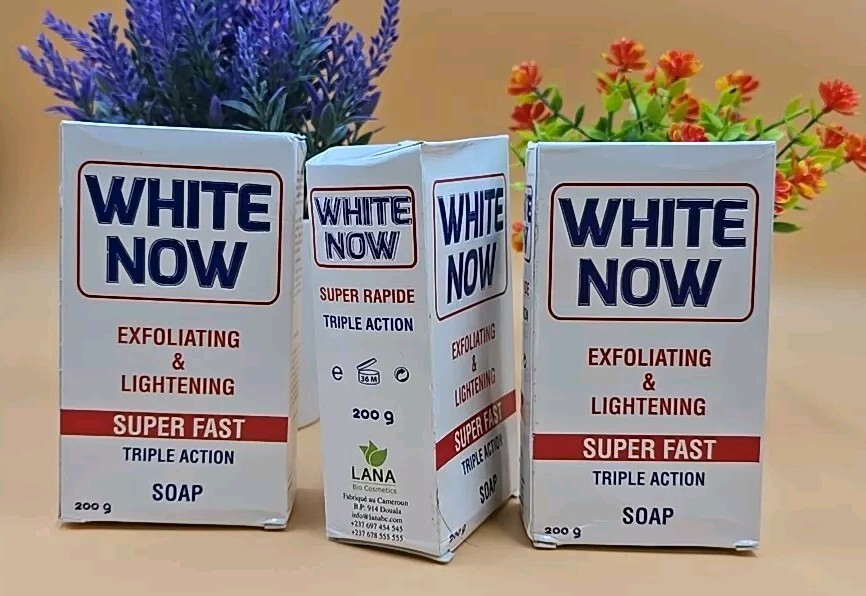 3 pack White Now triple action whitening soap 200g