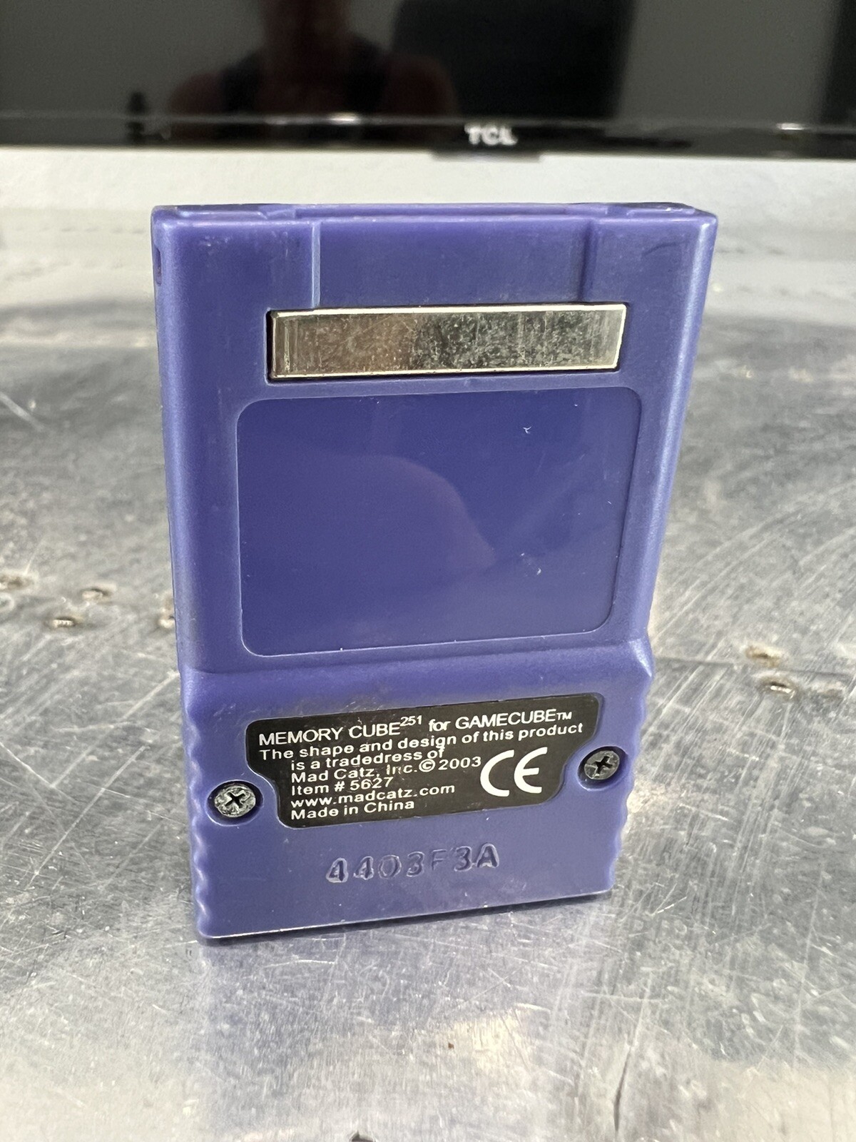 🔥 Mad Catz Memory Cube 4x Memory Card for Nintendo Gamecube Purple 🔥