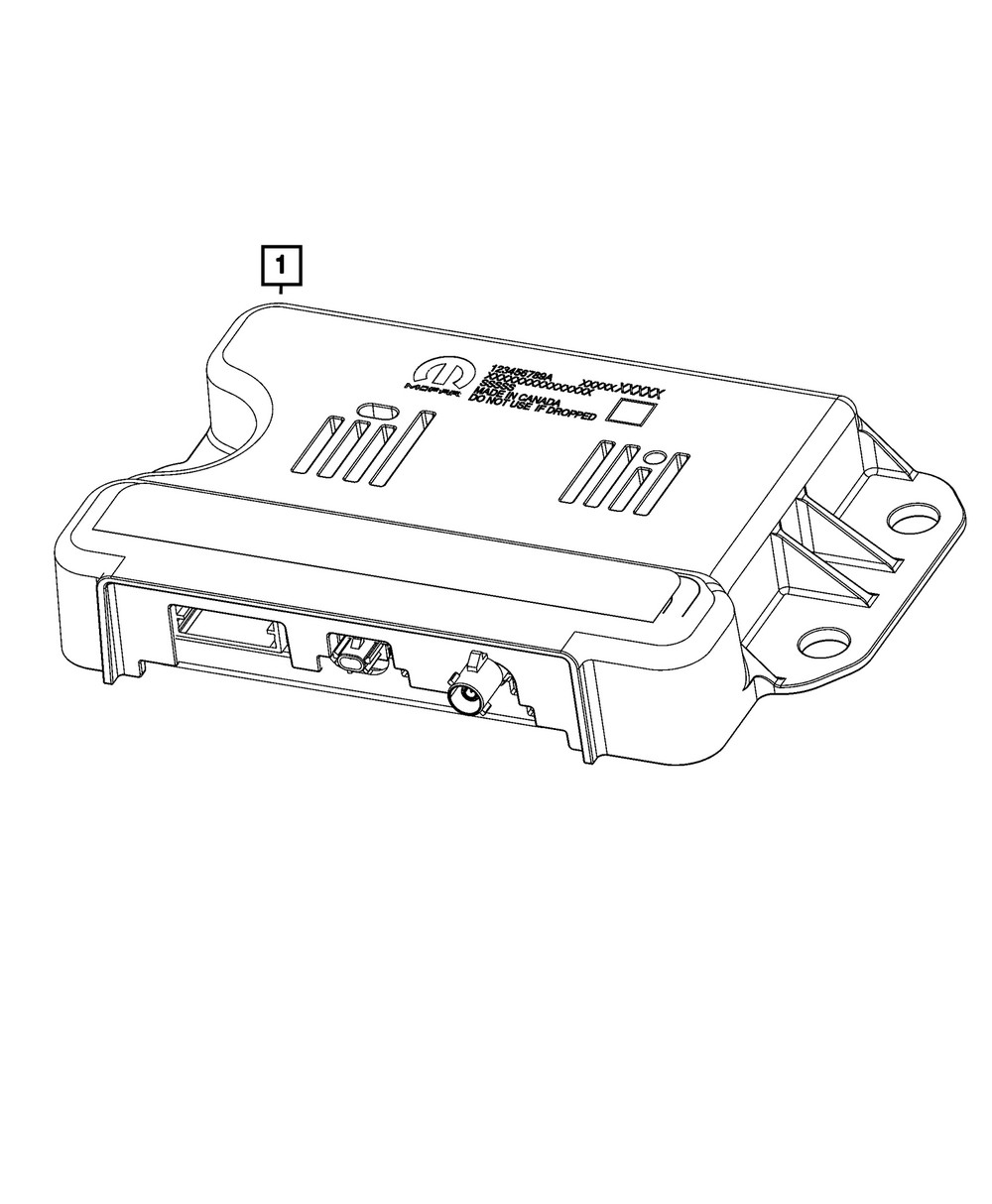 Genuine Mopar Navigation Module 68672204AA