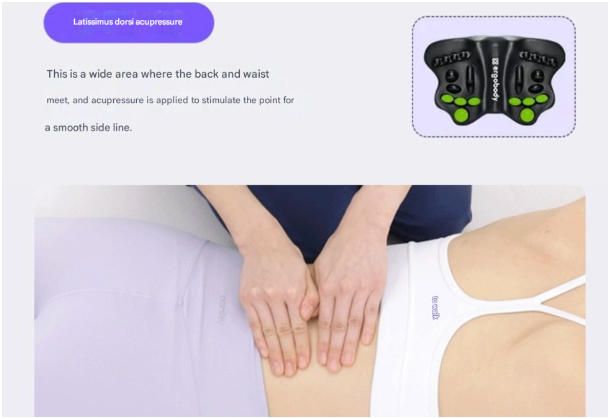 Ergobody Shapy Slim Back Scapula Massager Neck Shoulder Relax Muscel Stretching