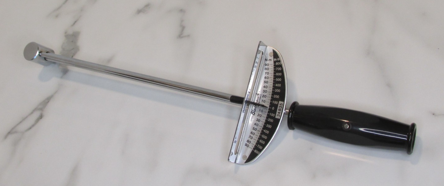 Blackhawk 34835 3/8 in drive torque wrench
