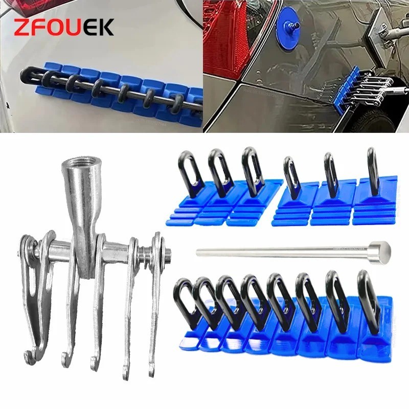 Car Dent Repair Puller Kit Paintless Dent Remover Glue Tabs Hail Damage Removal