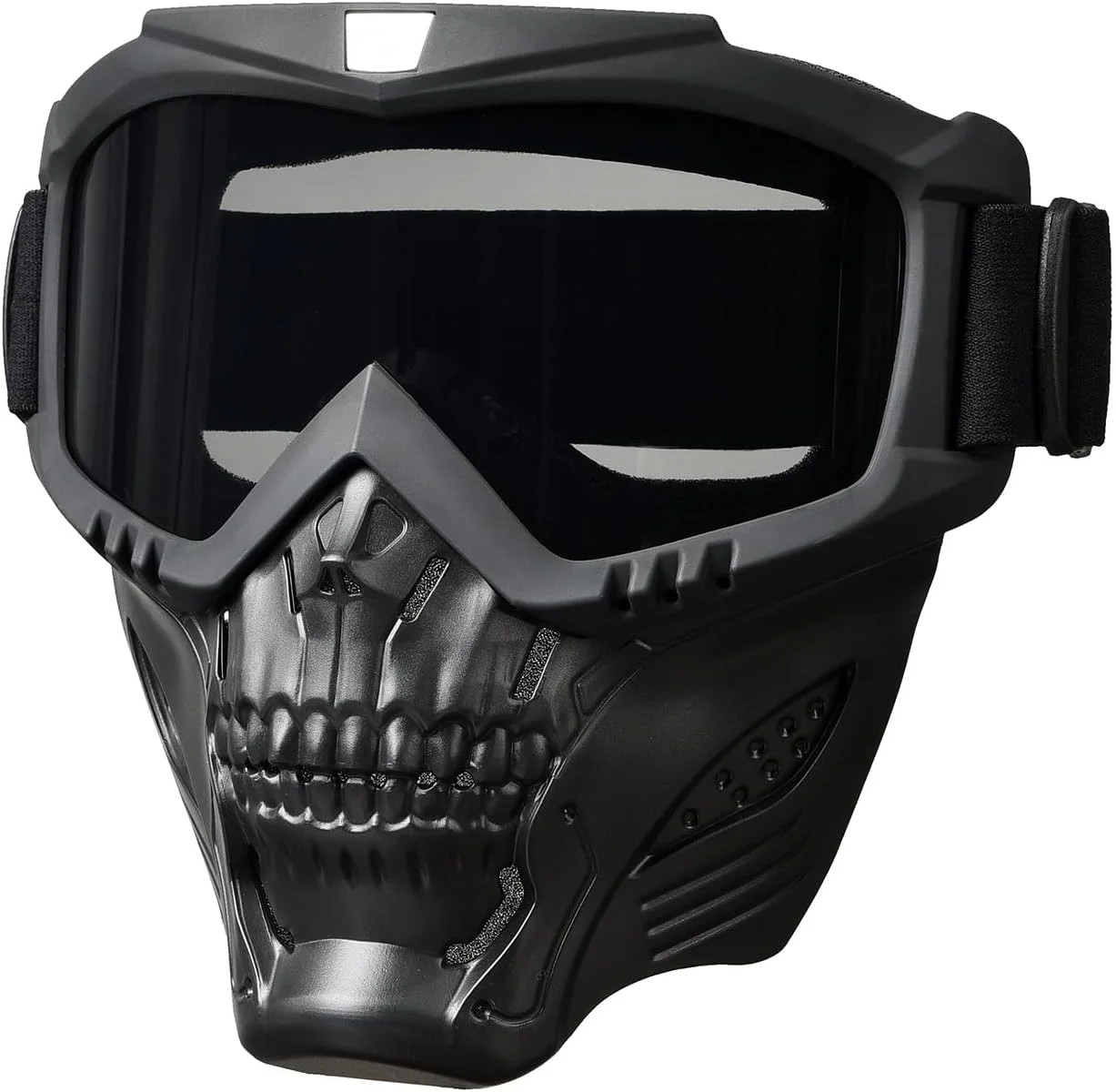 Paintball Mask Anti Fog Tactical Full Face Goggles Detachable Adjustable Riding
