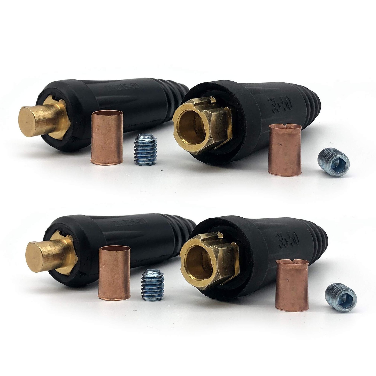 RX WELD Welding Cable Quick Connector Pair DINSE-Style (200Amp-300Amp...