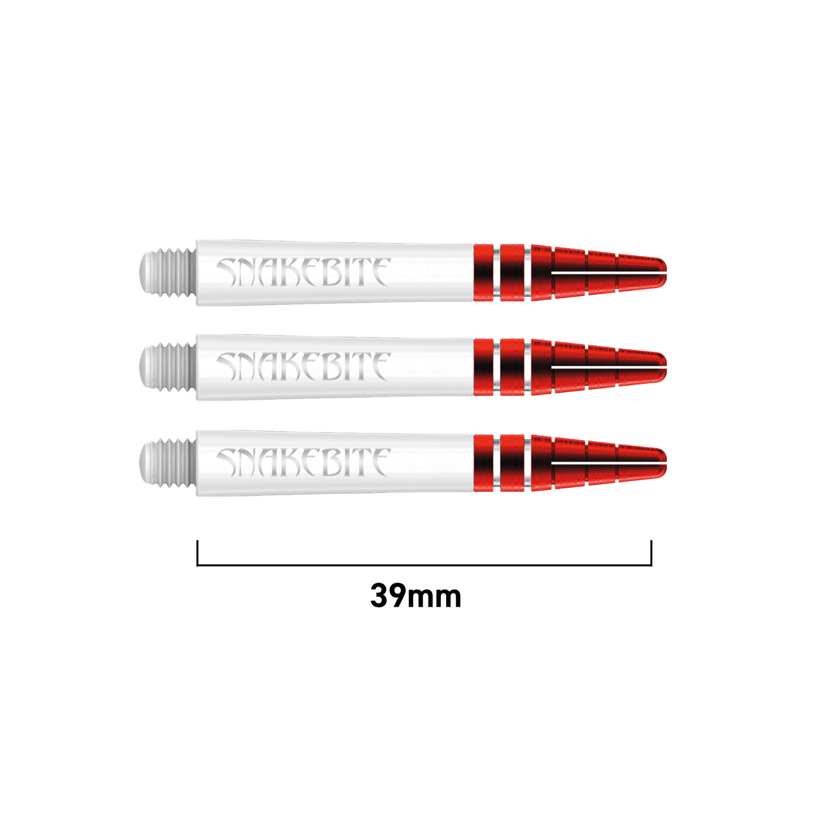 Red Dragon Peter Wright Snakebite Logo Nitro Ionic Intermediate Dart Shafts