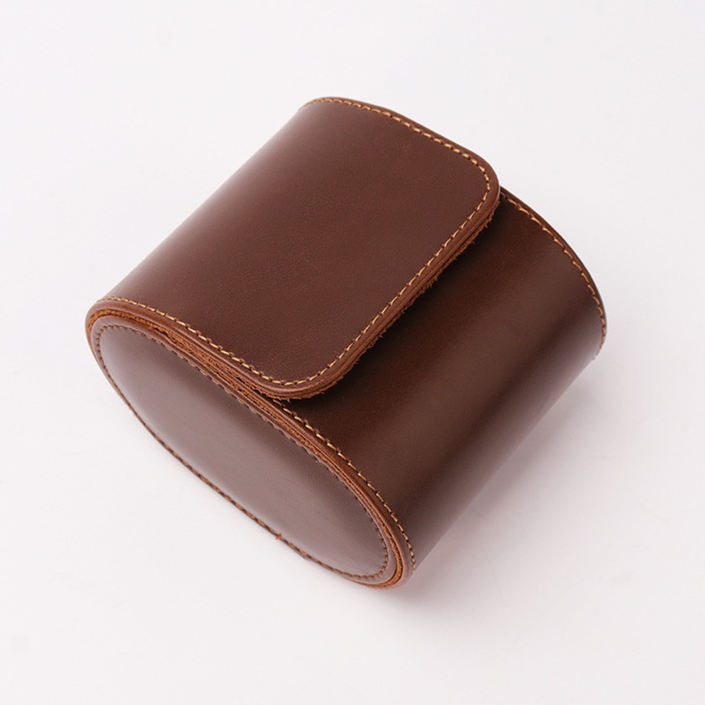 Luxury Single Presentation Watch Roll Case Storage Cover Organizer Dustproof Box