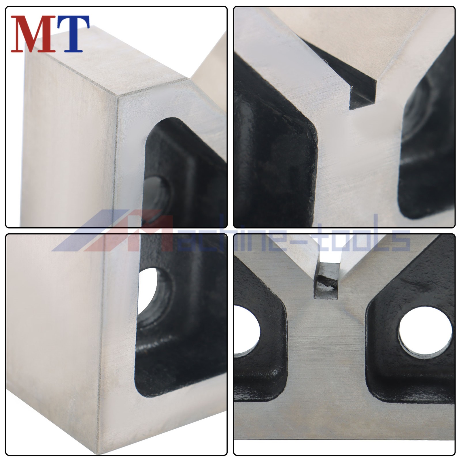V-Block Ground 1*Pair 4" x 1-5/8" x 2-5/8" 90 Degree Cast Iron V-Blocks