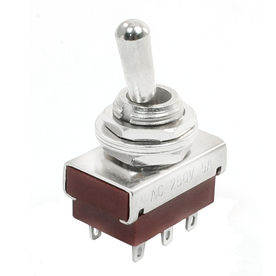 Replacement Panel DPDT 6 Pin Lock Lever Switch AC 250V 5A