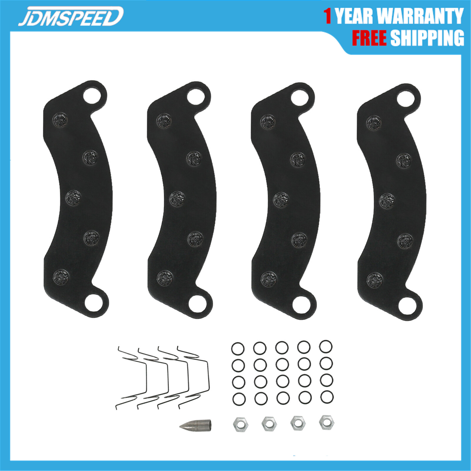 4pcs 10k 12k Trailer Axle Disc Brake Pad Kit K71-180-00 Fit Dexter Pad Set