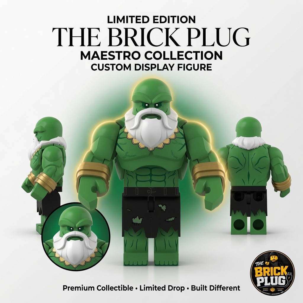 Custom Brick Figure – Maestro Inspired Collectible – 7cm