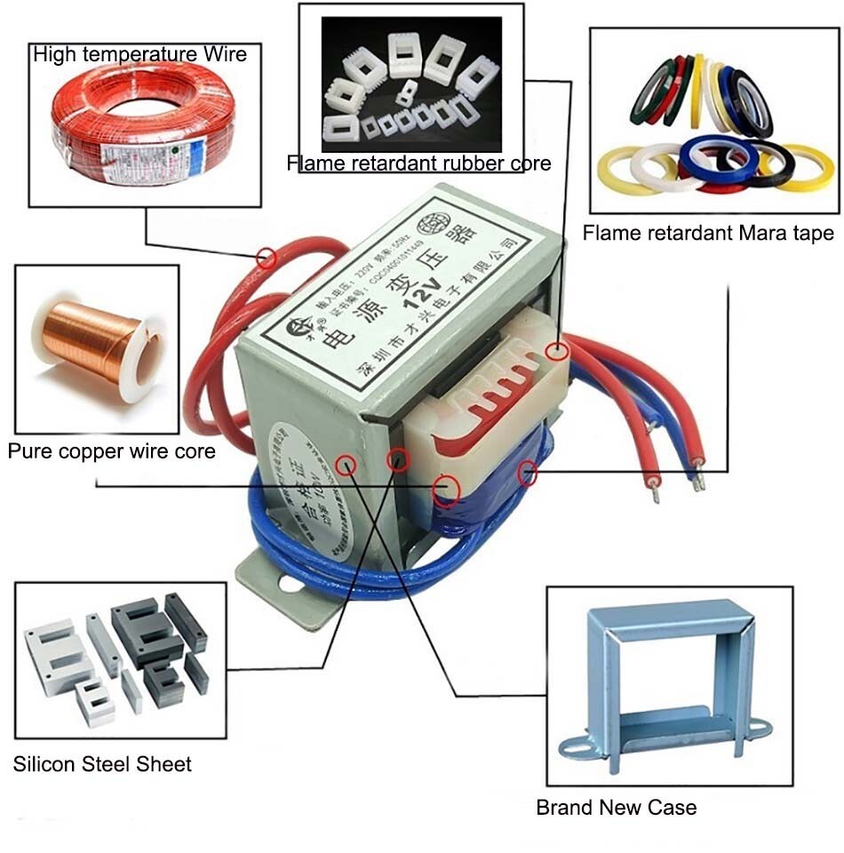 5W 10W TO 100W Isolation/Power Transformer 220V TO 220V AC 1:1 Safety Isolation