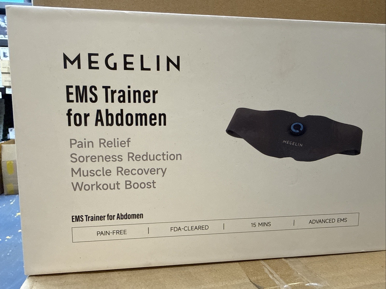 MEGELIN EMS Abdominal Trainer Muscle Toner New