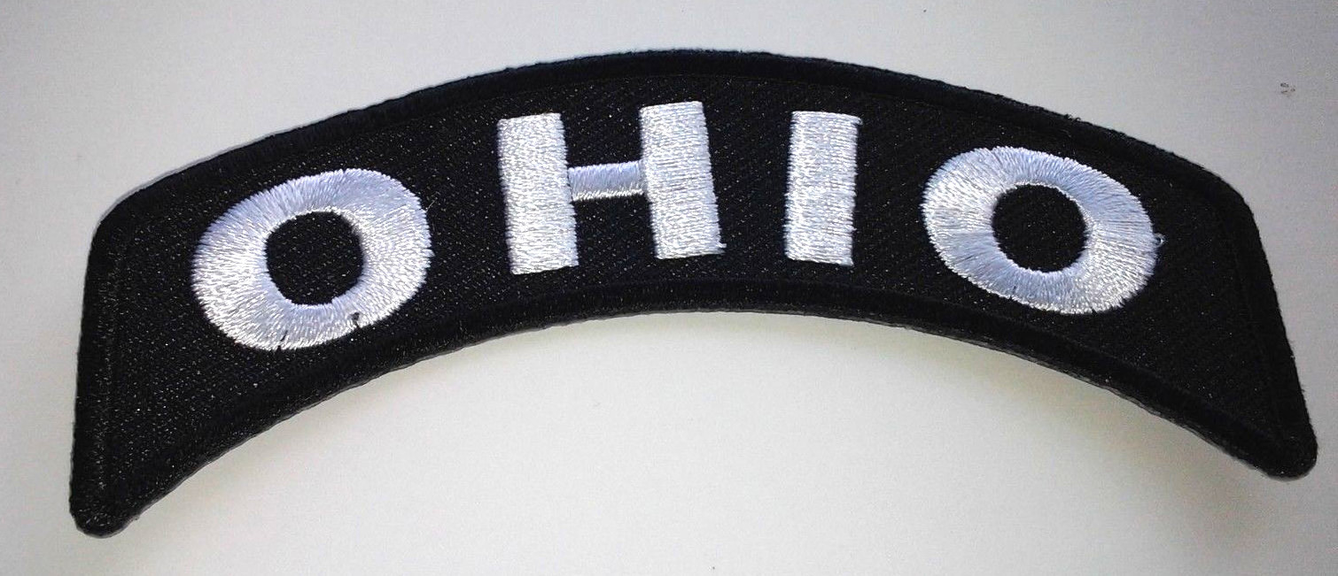 OHIO (4") Biker Rocker Patch P1463 E
