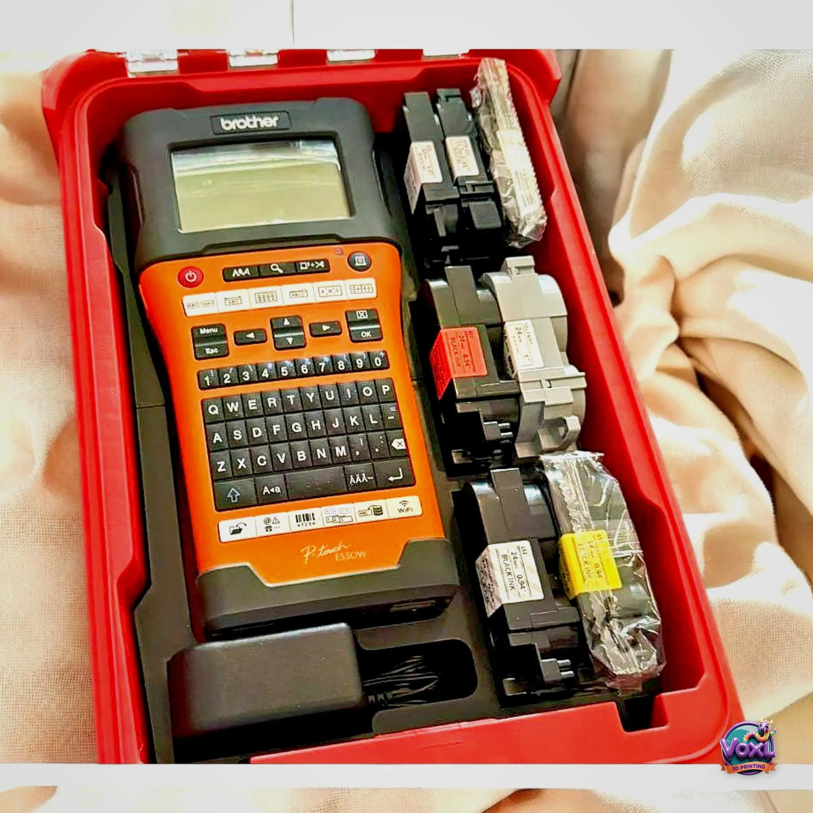 3D Printed Packout Insert For Brother E550W Label Maker – PETG Tool Organizer