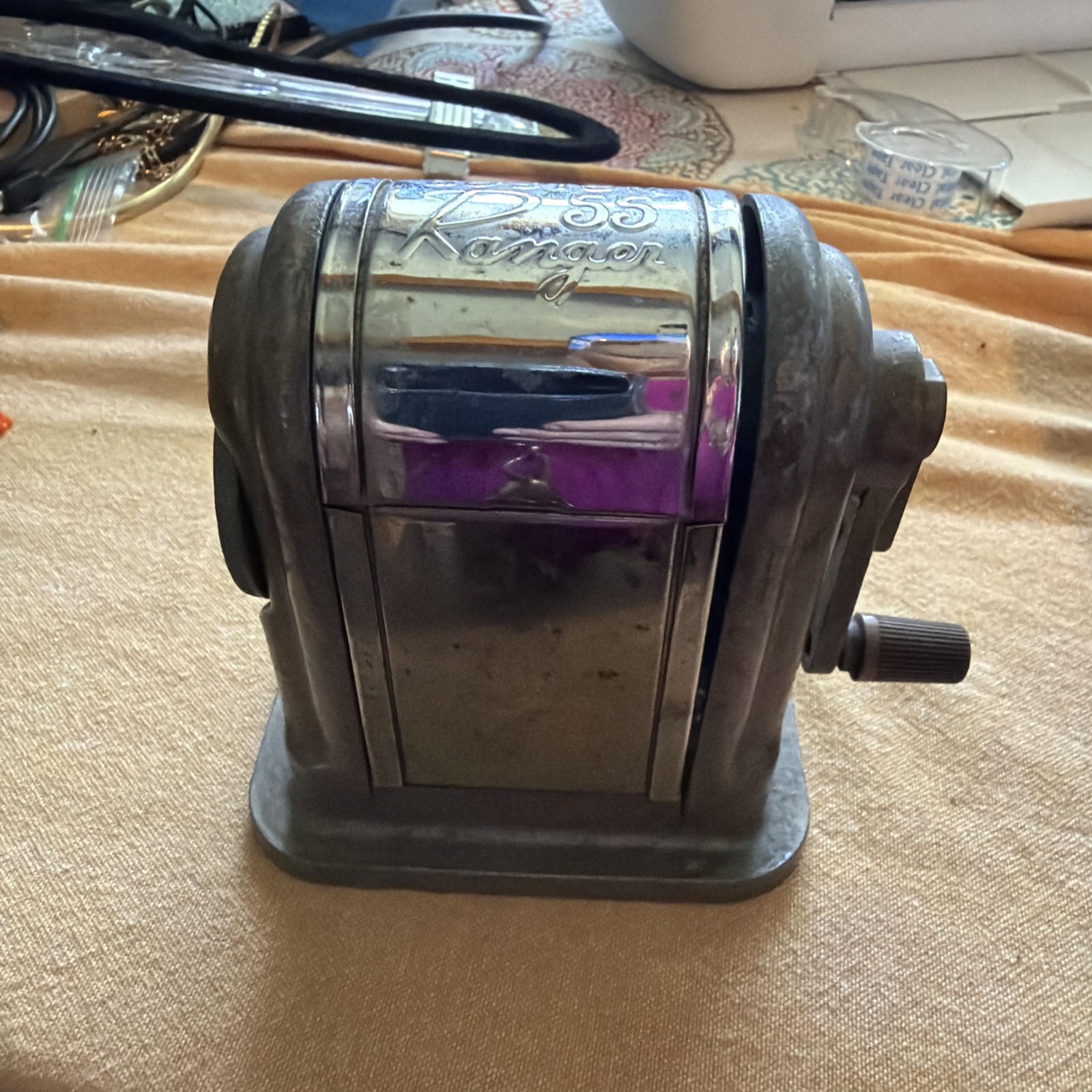 Vintage Boston Ranger 55 Pencil Sharpener 6 Hole Adjustable Selector