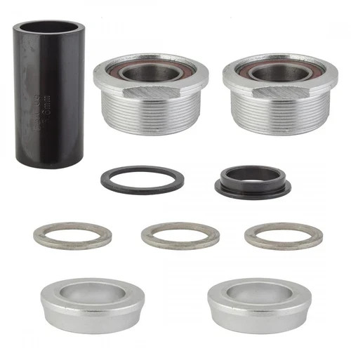 BMX Euro Bottom Bracket 19 mm Silver  Sealed Bearings European  BB