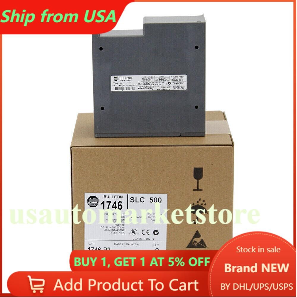 1746-P2 NEW AB  SLC 500 Rack Mounting Power Supply Module 1746P2 US Free Tax