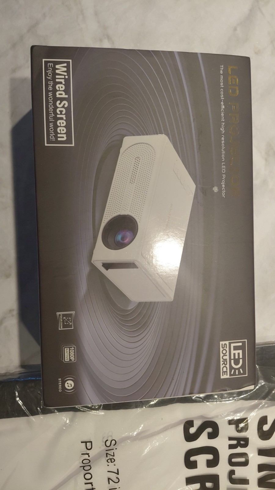 Projector And Screen Bundle!