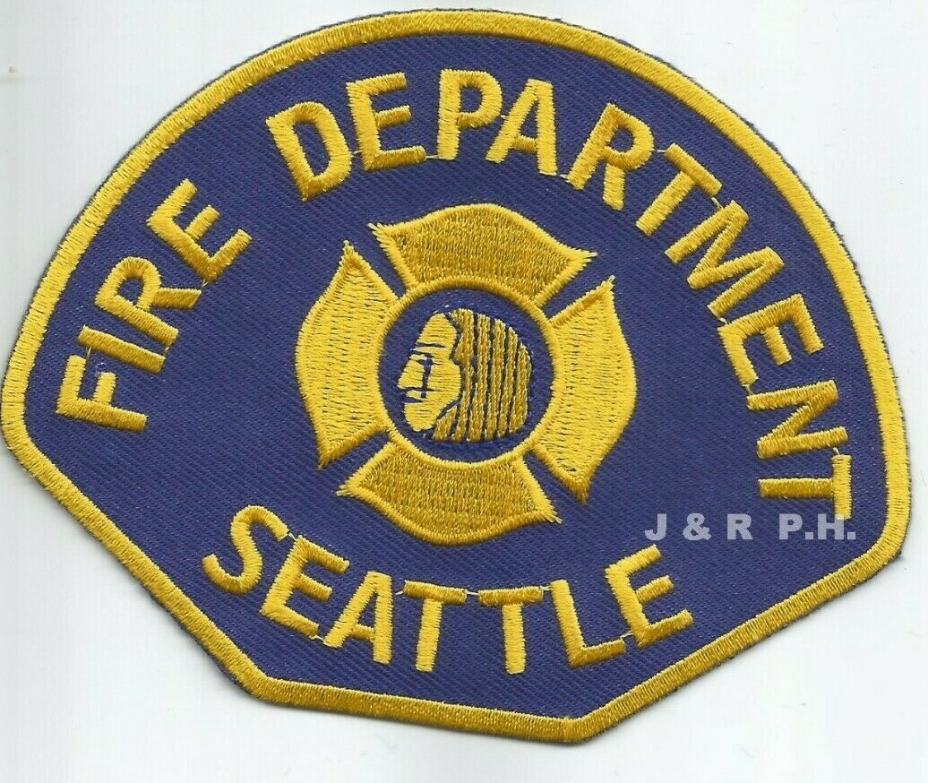Seattle  Fire Dept., Washington  (4.5" x 3.5" size)  fire patch