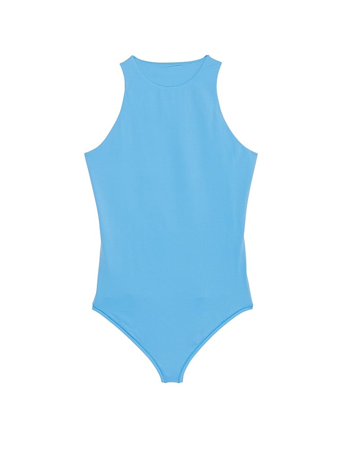 VICTORIA SECRET PINK BLUE COLOR  Soft Stretch Tank Bodysuit XXL  nwt