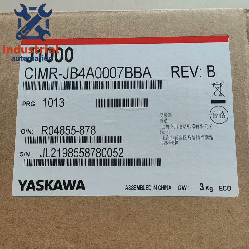 CIMR-JB4A0007BBA 1PCS NEW YESKAWA Frequency converter CIMR-JB4A0007BBA