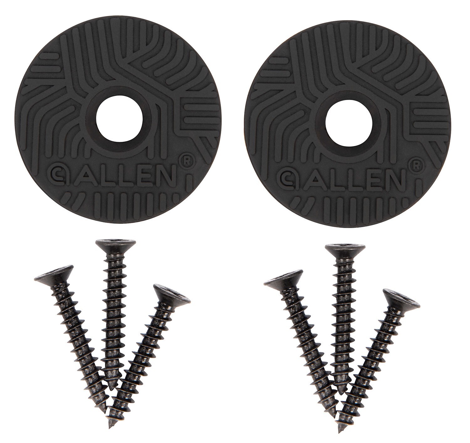 Allen 5649 Disc Tool Magnet Set Black Metal Screw On 2 pk