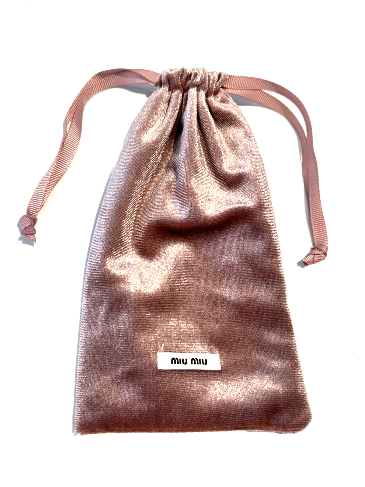 MIUMIU Eyeglasses Sunglasses Drawstring Pouch Soft case Eyewear New