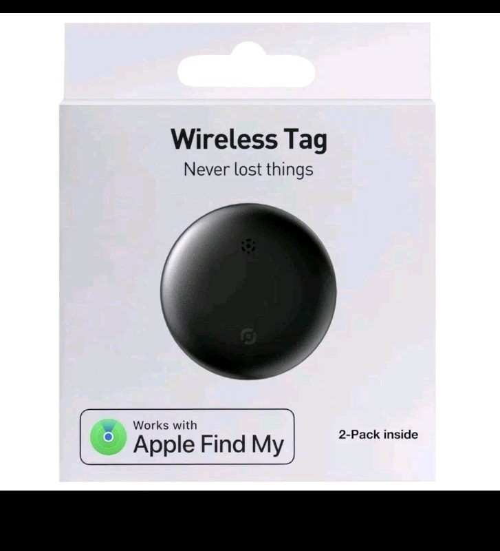 Air Tag (2 TAGS) Smart Bluetooth Tracker, Works with Apple Find My (iOS Only)