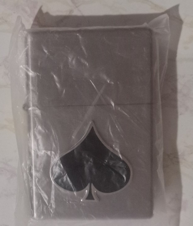2006 Limited Edition Lighter Silver with Spade Playing Cards Suit