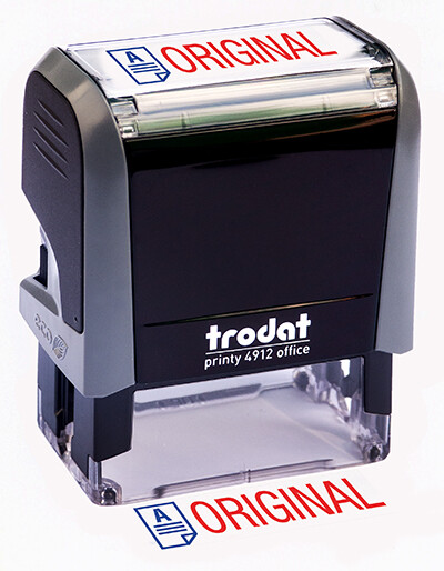 Trodat "ORIGINAL" Self Inking Rubber Stamp